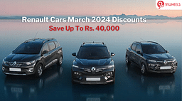 Renault Kwid, Triber, & Kiger On Discounts Of Up To Rs. 40,000 In March