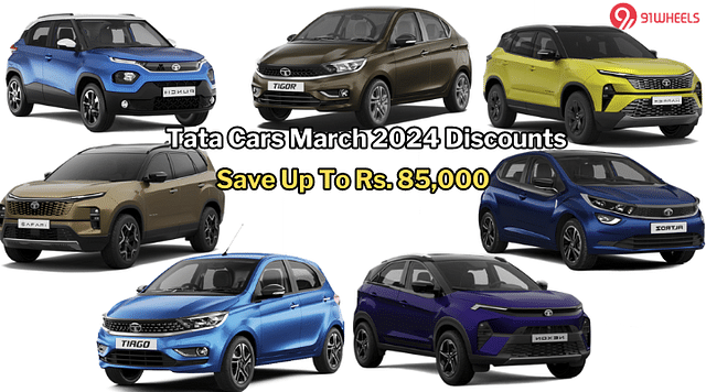 Tata Harrier, Punch, Altroz, Nexon, Safari - Up To Rs 85,000 Off This March 2024!