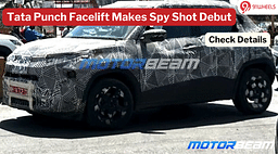 First Glimpse: Tata Punch Facelift Spied Testing For The First Time