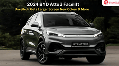 BYD Atto 3 Facelift Unveiled -Gets Larger Screen, New Colour, More BYD Atto 3 Facelift Unveiled -Gets Larger Screen, New Colour, More