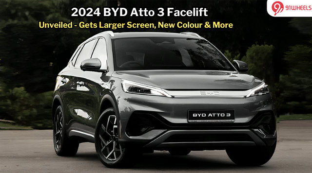 BYD Atto 3 Facelift Unveiled -Gets Larger Screen, New Colour, More