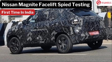 Upcoming Nissan Magnite Facelift Spied Testing For The First Time