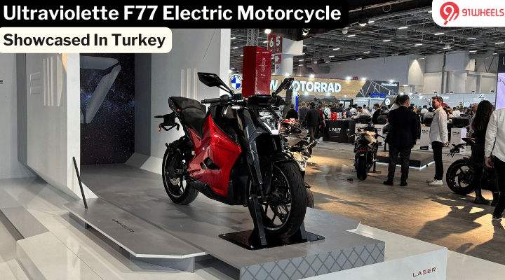 Ultraviolette F77 Showcased In Turkey At Motorbike Instanbul 2024 Ultraviolette F77 Showcased In Turkey At Motorbike Instanbul 2024