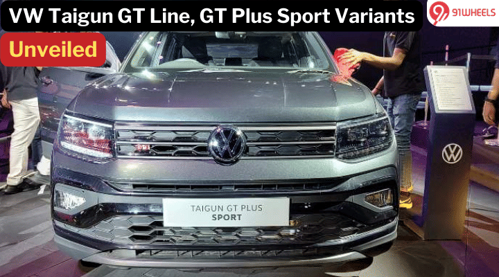 Volkswagen Taigun GT Line, GT Plus Sport Variants Unveiled Volkswagen Taigun GT Line, GT Plus Sport Variants Unveiled