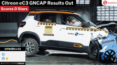 Citroen eC3 Fails To Get Any Star in The GNCAP Crash Test - Details