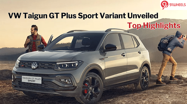 VW Taigun GT Plus Sport Variant Unveiled: Top Highlights To Know