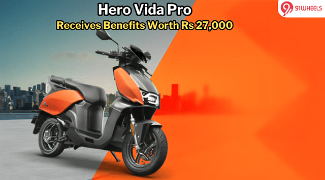 Hero Vida V1 Pro E-Scooter Receives Benefits Worth Rs 27,000 - Details