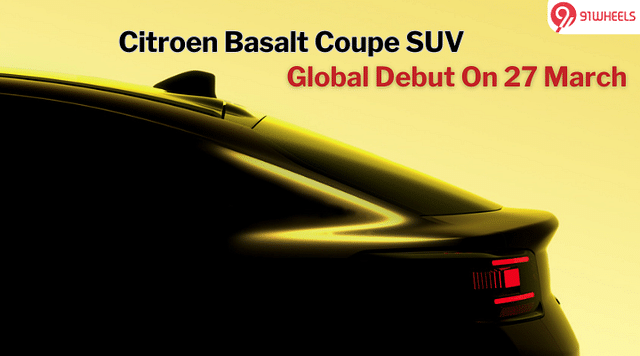 Citroen Basalt Coupe SUV Global Debut On March 27: Details