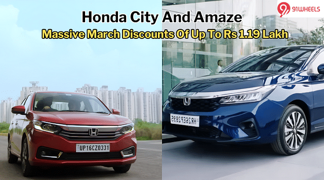 Massive Discount: Up To Rs 1.19 Lakh Off On Honda City And Amaze