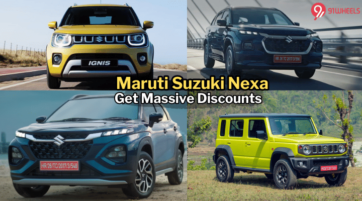 Massive Discounts of Up To Rs 1.53 Lakh On Maruti Suzuki NEXA Cars Massive Discounts of Up To Rs 1.53 Lakh On Maruti Suzuki NEXA Cars