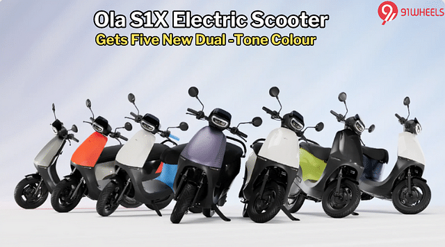 Five New Dual-Tone Colors Added To Ola S1X Electric Scooter Range