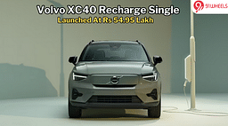 Volvo XC40 Recharge Single Launched At Rs. 54.95 lakh - Get 592 Km Range