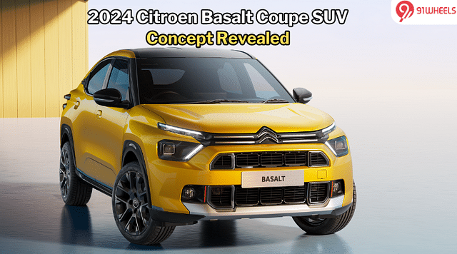 2024 Citroen Basalt Coupe SUV Unveiled, India Launch Soon!
