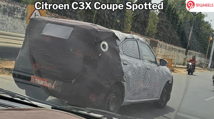 Citroen C3X Coupe Spotted On Test, Launch Later This Year