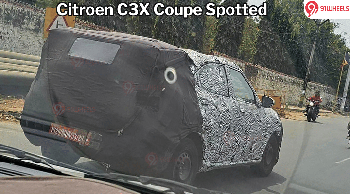 Citroen C3X Coupe Spotted On Test, Launch Later This Year