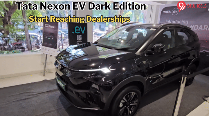 Tata Nexon EV Dark Edition Start Reaching Dealerships - See Images Tata Nexon EV Dark Edition Start Reaching Dealerships - See Images