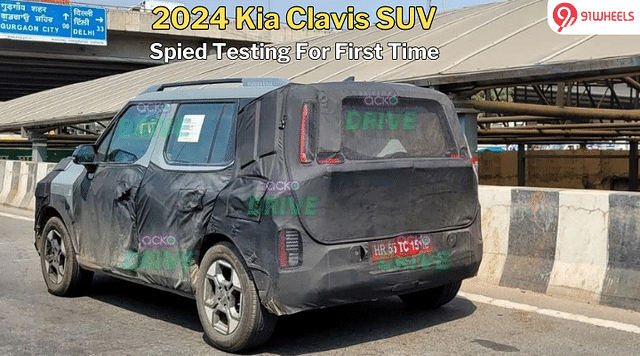2024 Kia Clavis SUV Spied Testing In India - Tata Nexon Rival?