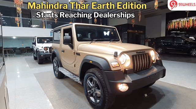 Mahindra Thar Earth Edition Start Reaching Dealerships