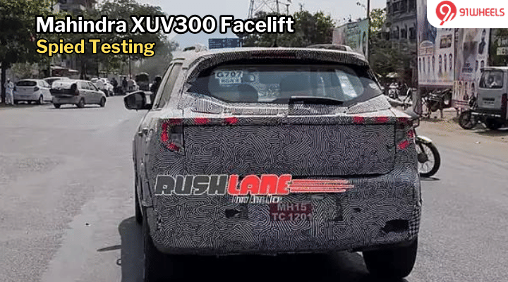 Upcoming Mahindra XUV300 Facelift Spied Testing Before Launch Upcoming Mahindra XUV300 Facelift Spied Testing Before Launch