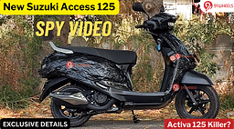 EXCLUSIVE: Upcoming Suzuki Access 125 Scooter Spied For The First Time