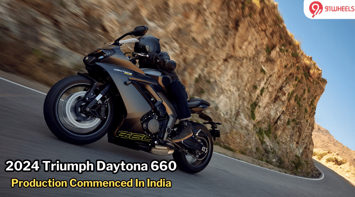 2024 Triumph Daytona 660 Production Commenced In India; Launch Soon