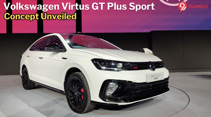 Volkswagen Virtus GT Plus Sport Concept Showcased, Launch Later This Year Volkswagen Virtus GT Plus Sport Concept Showcased, Launch Later This Year