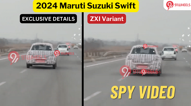 EXCLUSIVE: 2024 Maruti Swift ZXI Variant Spied Testing