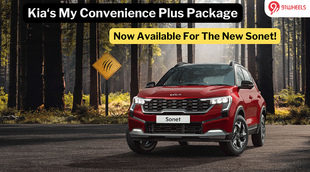 My Convenience Plus Package Now Available For New Kia Sonet Buyers