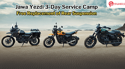 Jawa Yezdi 3-Day Service Camp:  Free Replacement Of Rear Suspension
