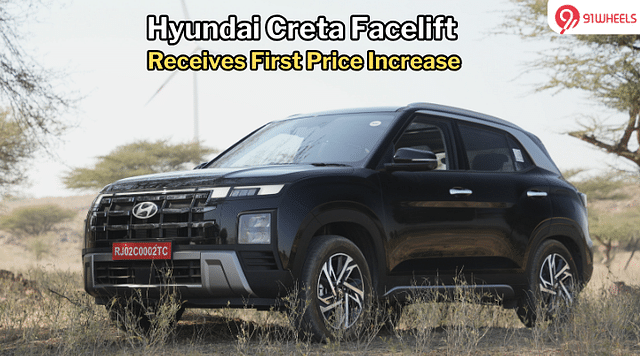 Hyundai Creta Facelift Receives First Price Increase - Find Out How Expensive Now?
