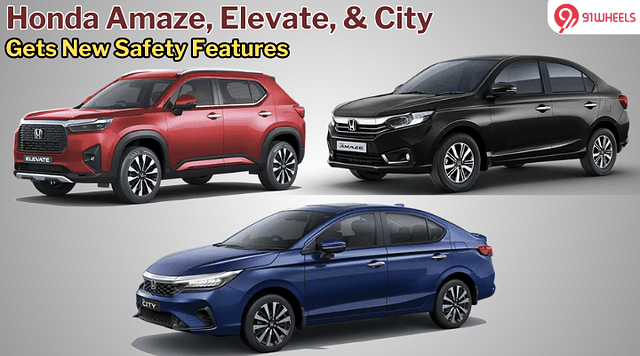 Honda Cars Gets Safety Update, 6-Airbags Standard In City & Elevate