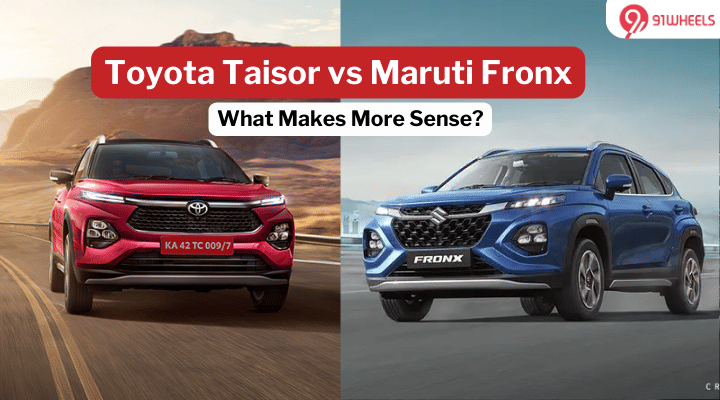 Toyota Taisor vs Maruti Fronx: Which One Should You Choose? Toyota Taisor vs Maruti Fronx: Which One Should You Choose?