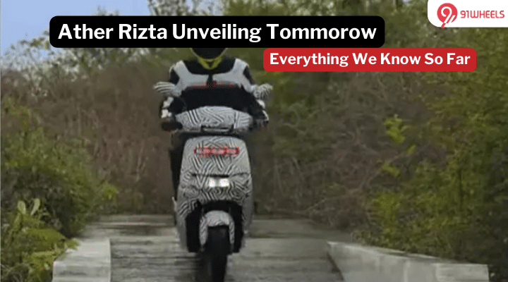 Ather Rizta Unveil Tomorrow - Here's All You Need To Know Ather Rizta Unveil Tomorrow - Here's All You Need To Know
