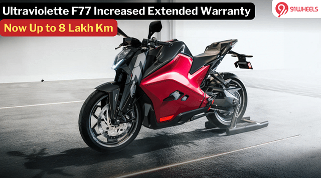 Ultraviolette F77 Now With Extended Warranty Of Upto 8 Lakh Kms: