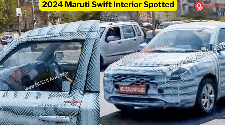 2024 Maruti Swift Interior Spotted, To Get New Infotainment - See Images!