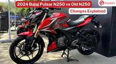 2024 Bajaj Pulsar N250 vs Old Pulsar N250: Changes Explained