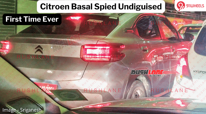 Citroen Basalt Coupe Suv Spied Without Wraps For The First Time!