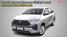 Toyota Innova Hycross GX(O) Petrol Launched At Rs 20.99 Lakh