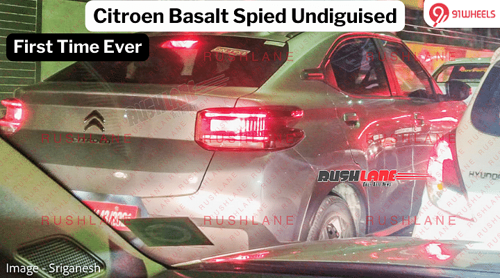 Citroen Basalt Coupe SUV Spied Without Wraps For The First Time!