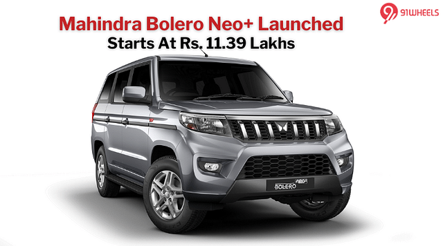 Mahindra Bolero Neo+ Launched At Rs 11.39 Lakh: All Details