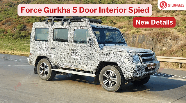 Upcoming Force Gurkha 5 Door Spotted; Reveals New Interior Details