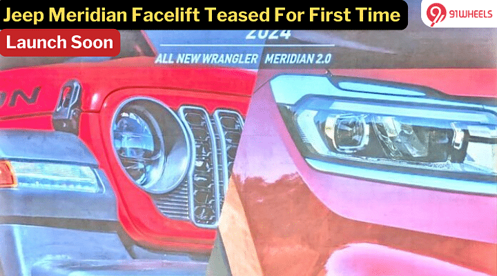 2024 Jeep Meridian Facelift Teased For The First Time; Launch Soon