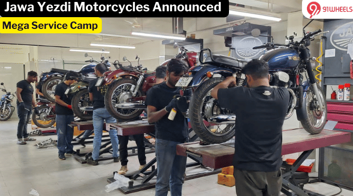 Jawa Yezdi Motorcycles Announces Mega Service Camp In 32 Cities Jawa Yezdi Motorcycles Announces Mega Service Camp In 32 Cities