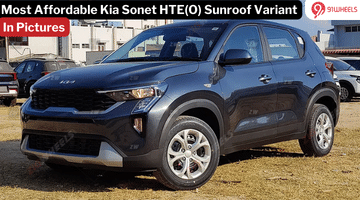 Most Affordable Sunroof Variant Of Kia Sonet : HTE(O) In-Pictures