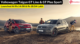 Volkswagen Taigun GT Line & GT Plus Sport Launched - Starts At Rs 14.08 Lakh