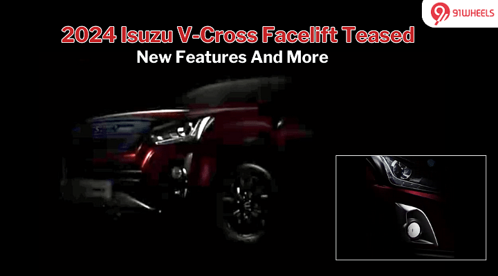 2024 Isuzu V-Cross Facelift Teased: Launch Expected Soon