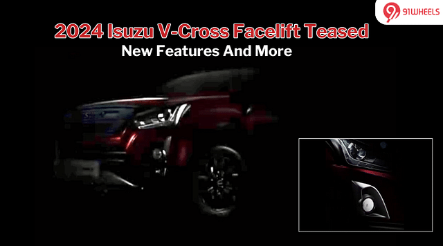 2024 Isuzu V-Cross Facelift Teased: Launch Expected Soon