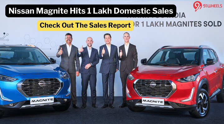 Nissan Magnite Surpasses 1 Lakh Domestic Sales, Over 30,000 Annual Sales