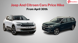 Get Ready To Shell Out More For Jeep And Citroen Cars From 30th April