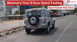 Mahindra Thar 5 Door Base Variant Spied Testing: Check Images Here